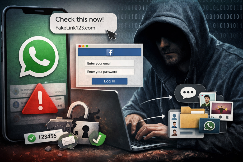 Arnaque de comptes Whatsapp sans mot de passe