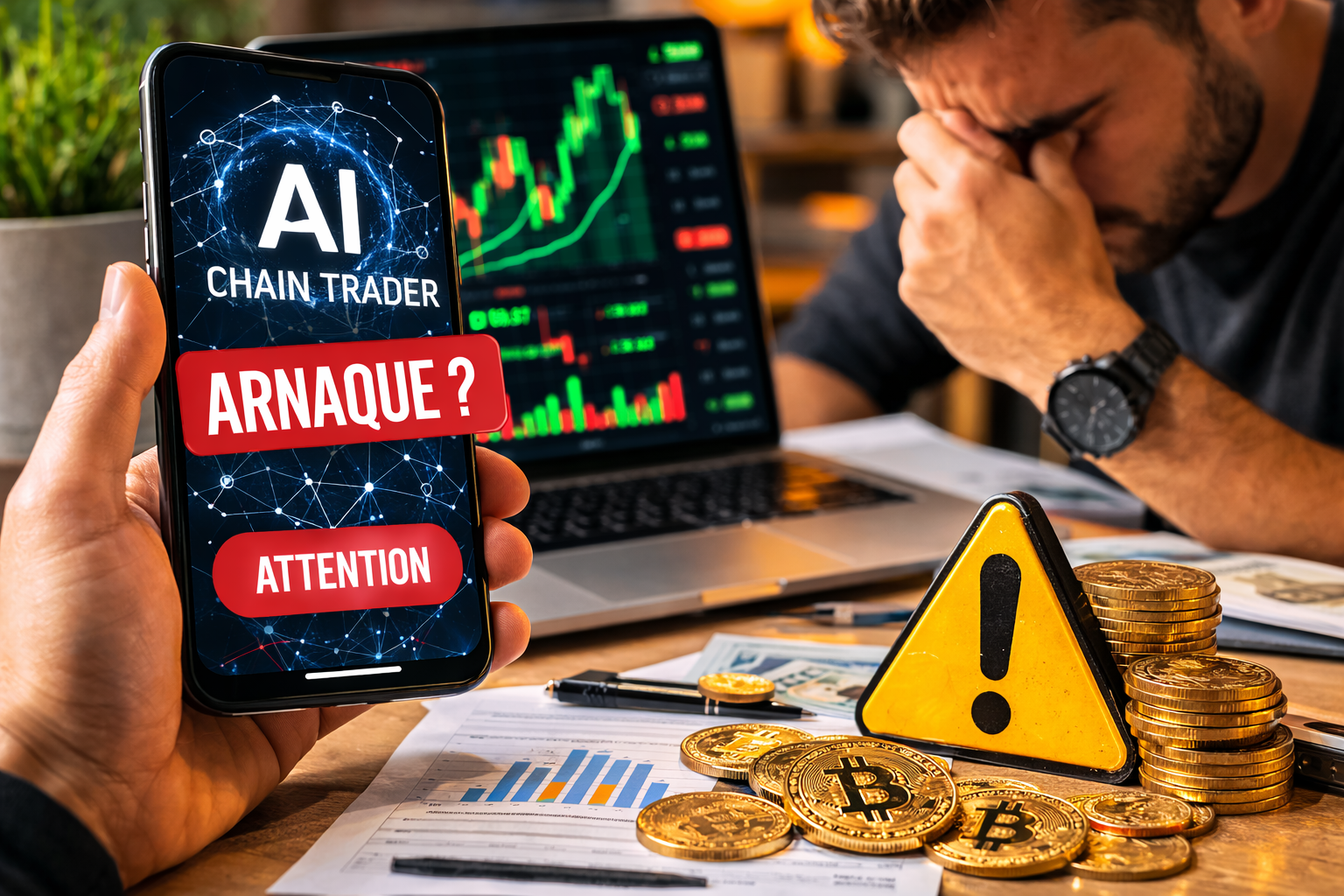 AI Chain Trader arnaque, faut-il vraiment s’inquiéter ?