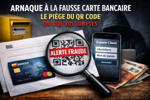 Carte bancaire dans la boite aux lettres