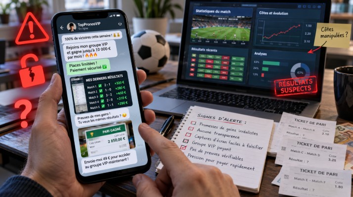Arnaque aux pronostics payants