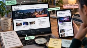Sites officiels et sites d’actualité culturelle